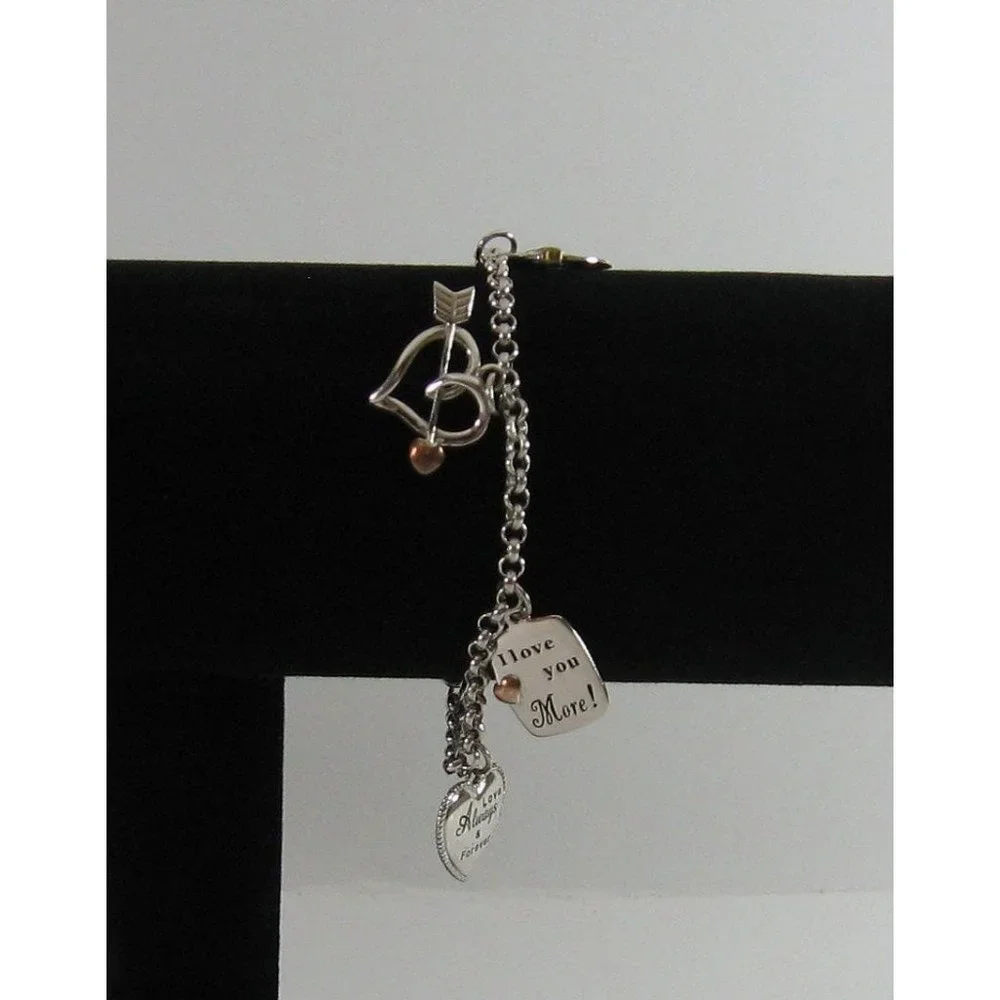 JCM 925 Thailand Heart Charm Bracelet - Picture 5 of 6